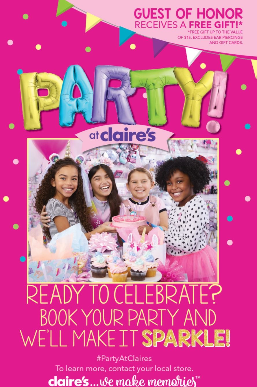 Parties at Claire’s icon