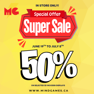 50% off on Selected 3D Wooden Displays icon