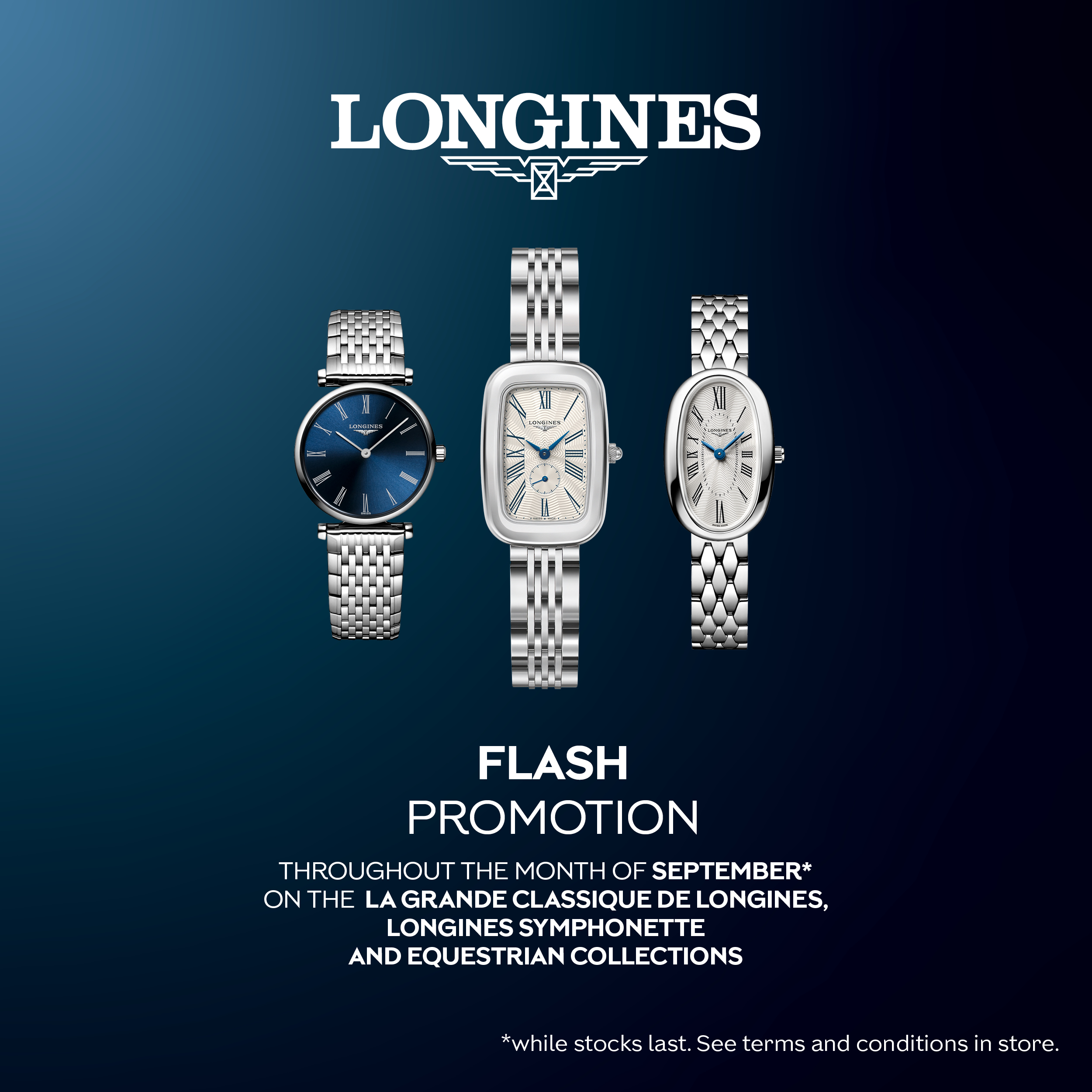 LONGINES ONE MONTH ONLY PROMOTION icon