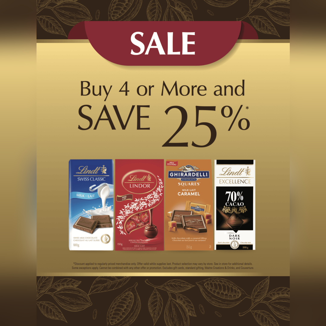 Lindt Chocolate – Mix & Match – Buy More, Save More! Buy 4 or more & Save 25%! icon