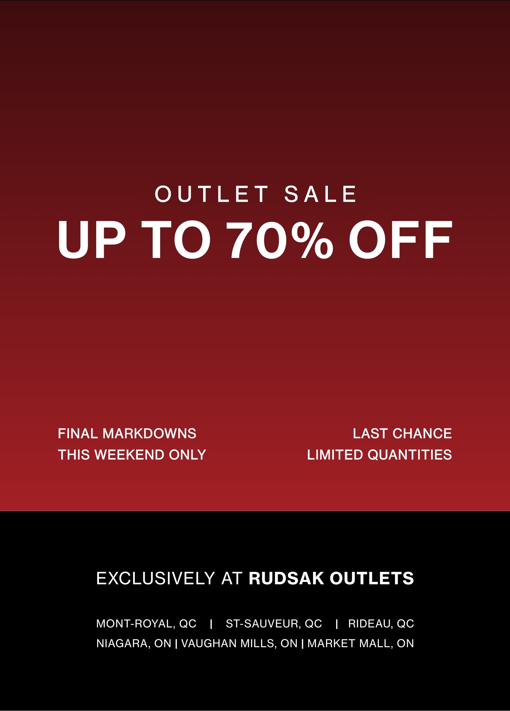 OUTLET SALE icon
