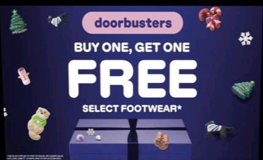 CROCS Doorbuster deals ALERT icon