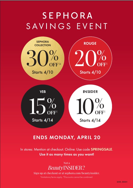 Sephora Spring Savings Event icon