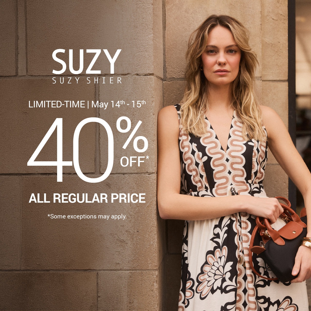 40% OFF ALL REGULAR PRICE icon