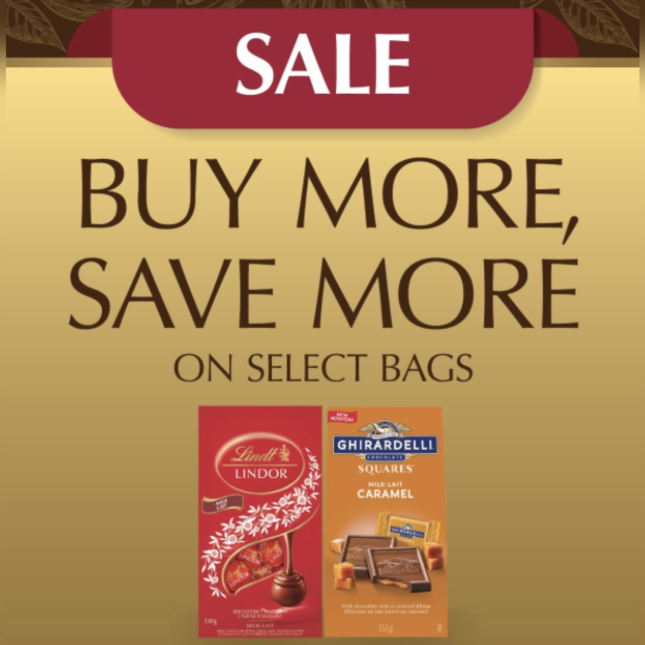 LINDOR & GHIRARDELLI Bags: 2 for $22! icon