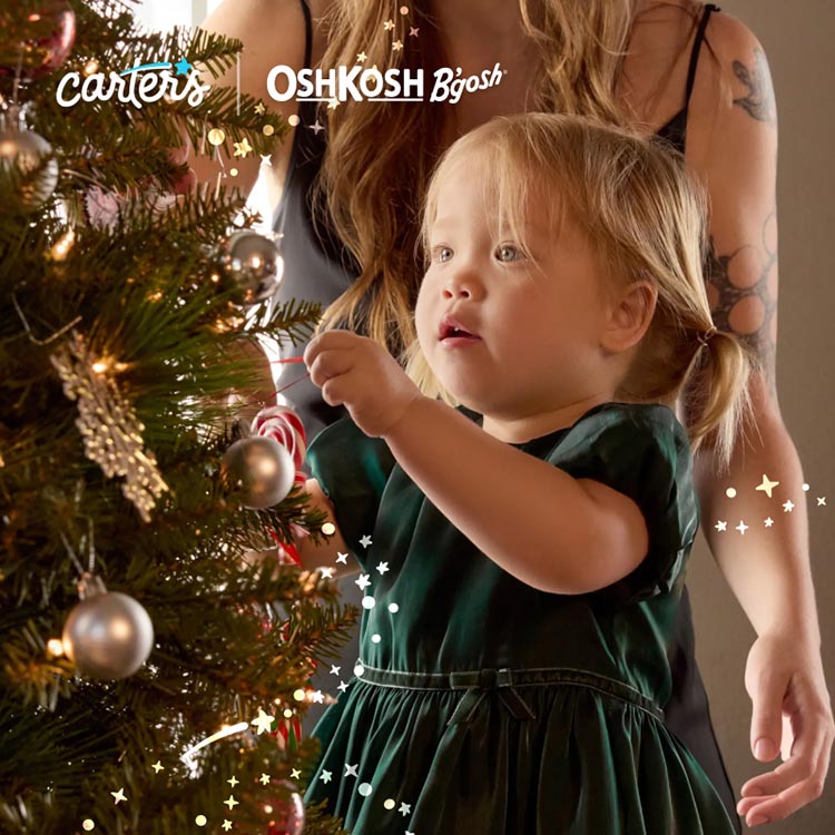 Watch them glow: up to 40% off* at Carters icon