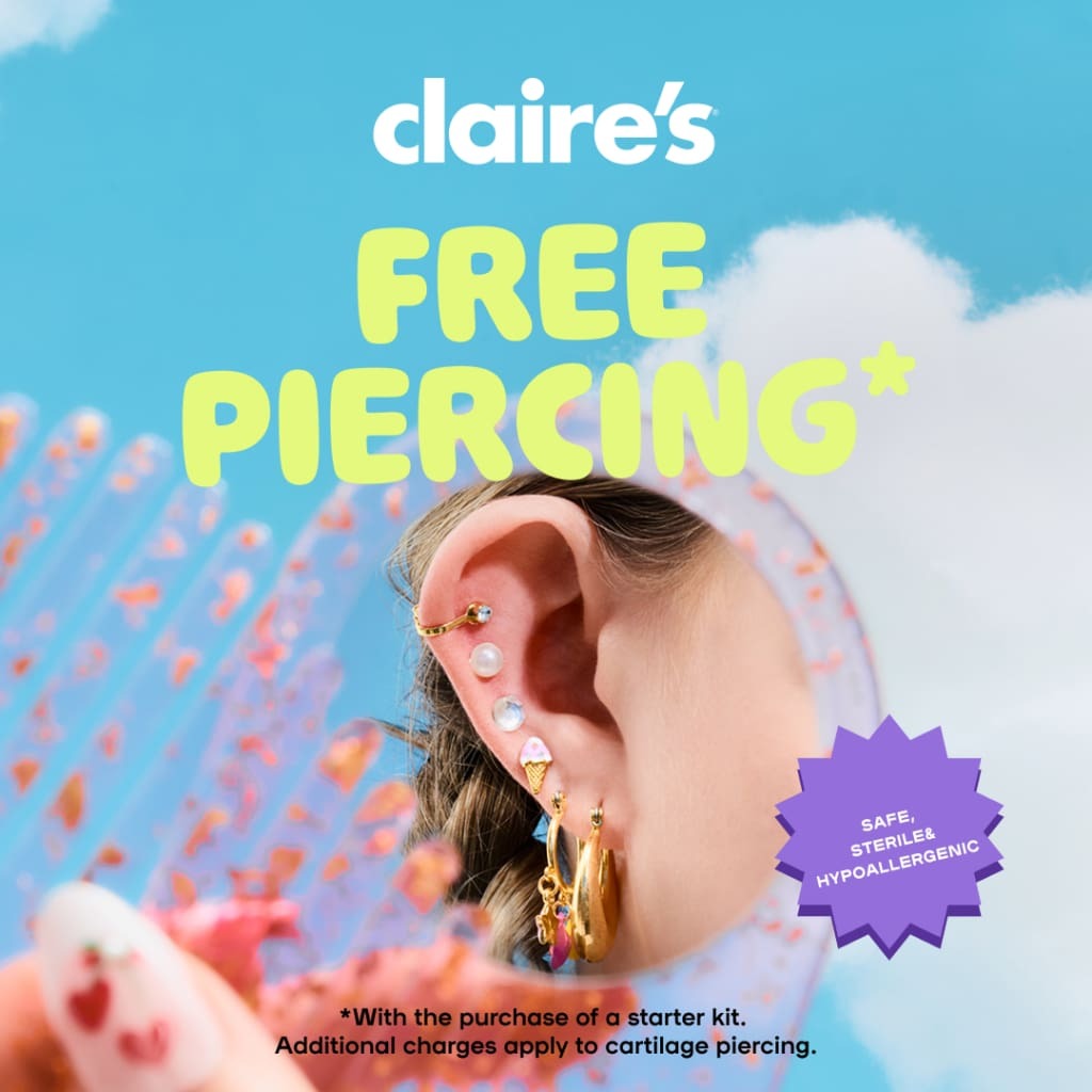Free Piercing with the purchase of a starter kit icon